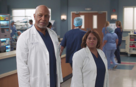 James Pickens Jr as Richard, Chandra Wilson as Bailey in Grey's Anatomy