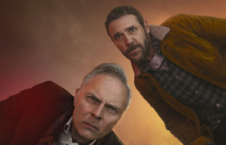 Mark Bonnar as Max, Jamie Sives as Jake in Guilt