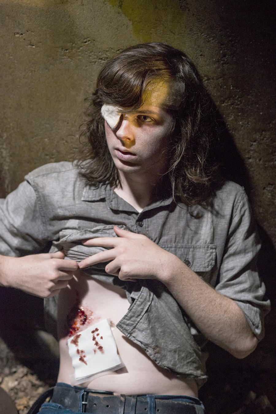 Chandler Riggs as Carl Grimes in 'The Walking Dead' - Season 8, Episode 8