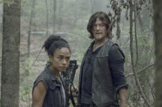 Lauren Ridloff as Connie and Norman Reedus as Daryl Dixon in The Walking Dead