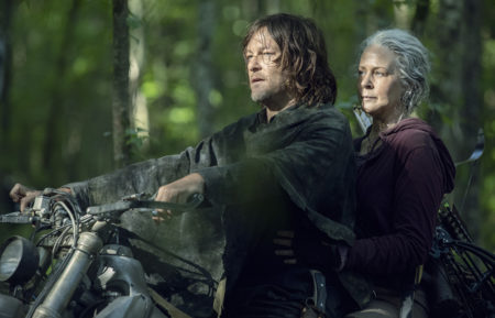 Norman Reedus as Daryl Dixon, Melissa McBride as Carol Peletier in The Walking Dead