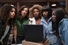 A Black Lady Sketch Show HBO cast - Skye Townsend, Robin Thede, Ashley Nicole Black, Laci Mosley, Gabrielle Dennis