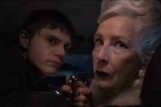 American Horror Story: Double Feature - Evan Peters and Frances Conroy