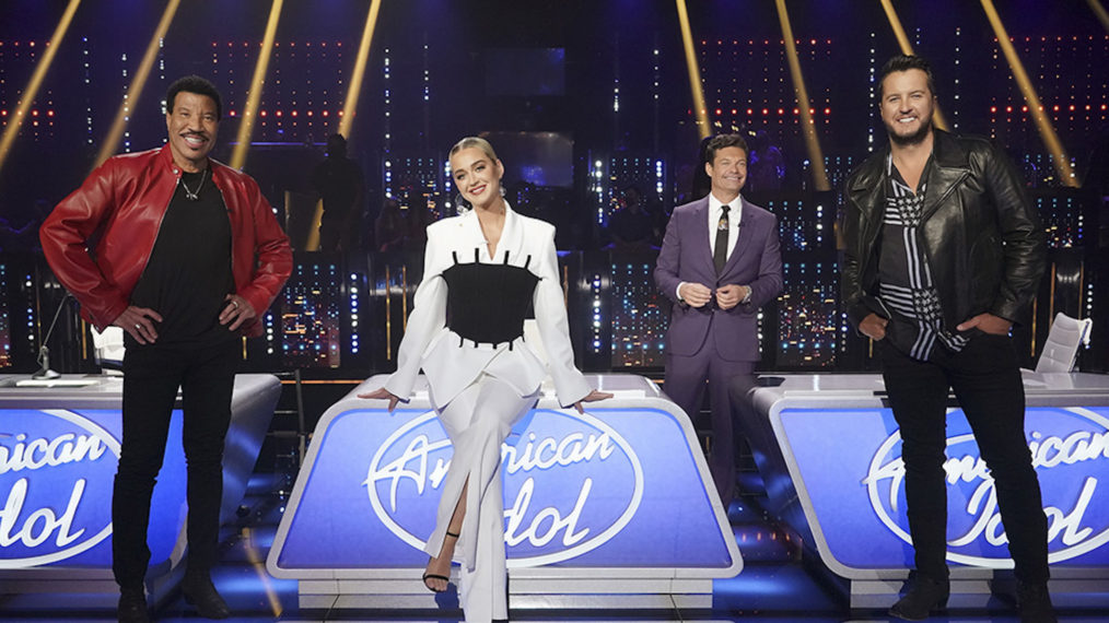 'American Idol' Judges Lionel Richie Katy Perry, and Luke Bryan and Host Ryan Seacrest