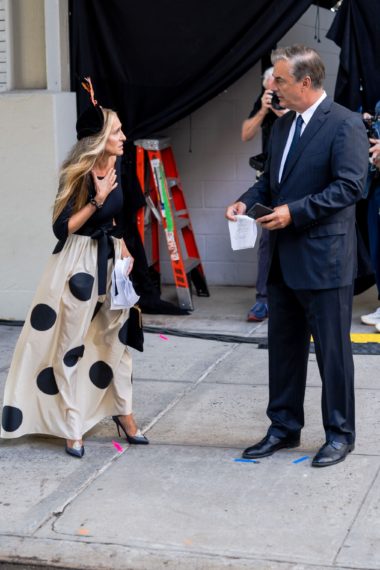 Sarah Jessica Parker and Chris Noth as Carrie Bradshaw and Mr. Big in 'And Just Like That...' 