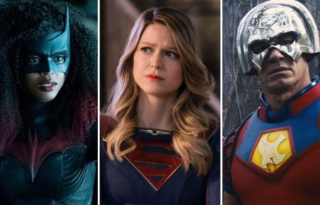 Javicia Leslie in Batwoman, Melissa Benoist in Supergirl, John Cena in The Suicide Squad