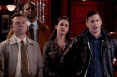 'Brooklyn Nine-Nine' stars Joe Lo Truglio, Terry Crews, Melissa Fumero, and Andy Samberg - Season 8