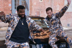 Craig Robinson as Doug Judy, Andy Samberg as Jake Peralta in Brooklyn Nine-Nine 'PB&J'