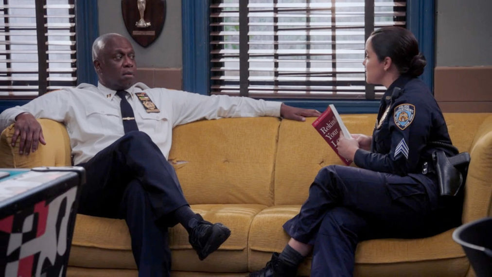 brooklyn nine nine season 8 episode 1 the good ones andre braugher melissa fumero holt amy