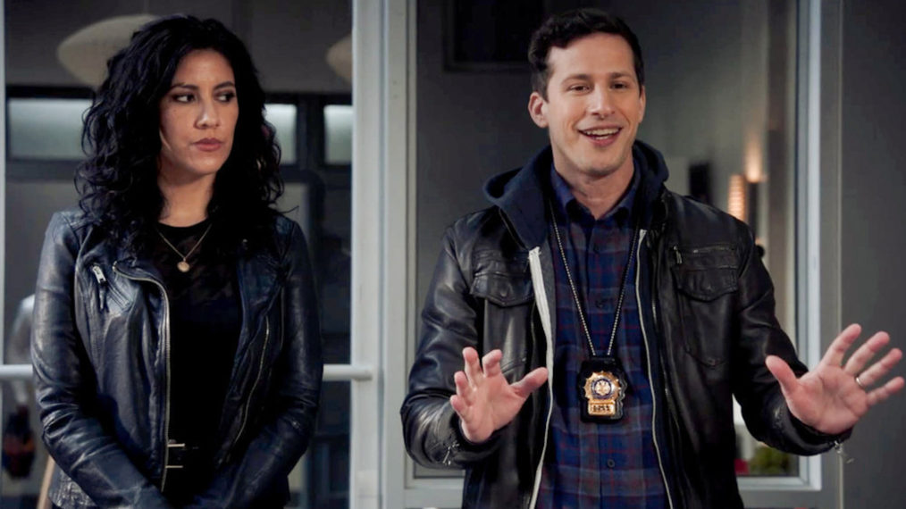 brooklyn nine nine season 8 episode 1 the good ones rosa jake stephanie beatriz andy samberg