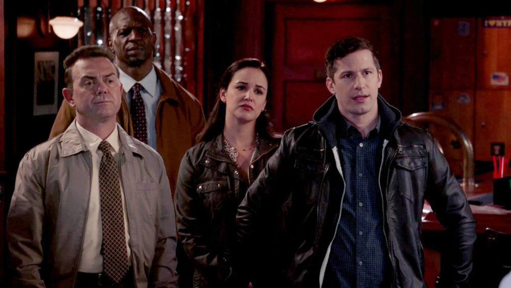 brooklyn nine nine season 8 episode 3 blue flu jake peralta andy samberg melissa fumero joe lo truglio boyle amy