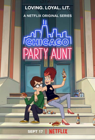 'Chicago Party Aunt,' Netflix Adult Animated Comedy, Lauren Ash as Diane, Rory O’Malley as Daniel