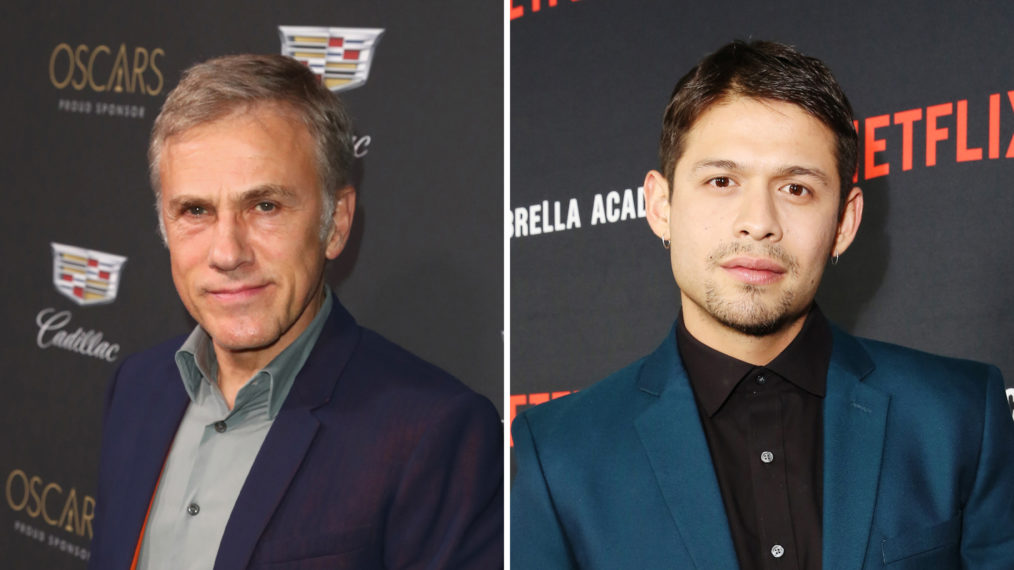 Christoph Waltz and David Castaneda