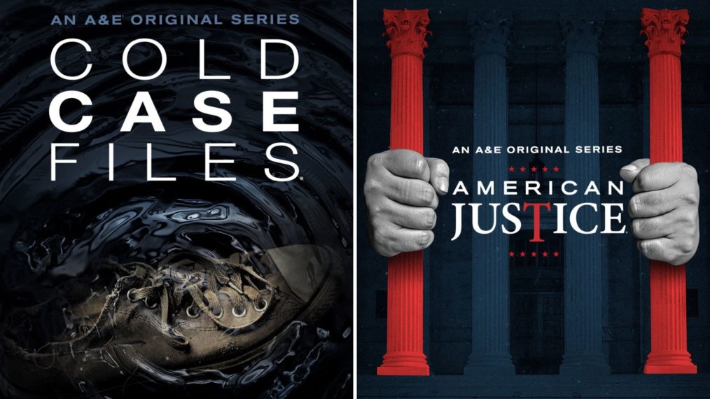'Cold Case Files' and 'American Justice' Posters