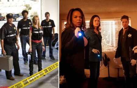 George Eads, William Petersen, Marg Helgenberger in CSI, Paula Newsome, Jorja Fox in CSI: Vegas