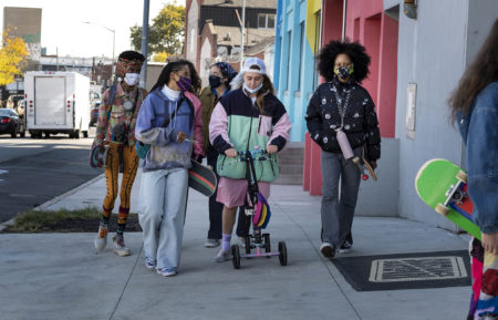 Moonbear, Dede Lovelace, Rachelle Vinberg, Nina Moran, Ajani Russell in Betty Season 2