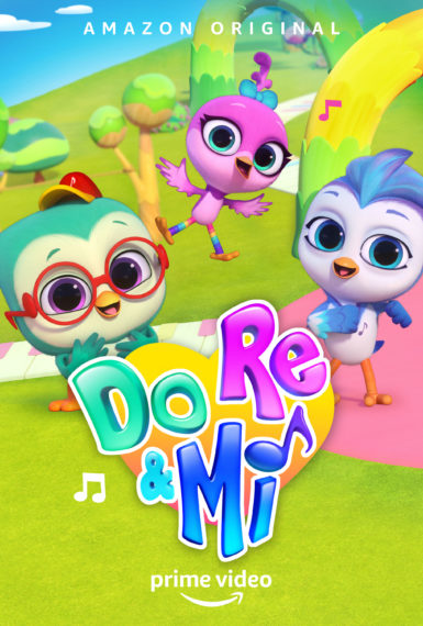 'Do, Re & Mi,' Amazon Prime Video Children's Animated Series, Key Art Poster, Kristen Bell, Jackie Tohn, Luke Youngblood