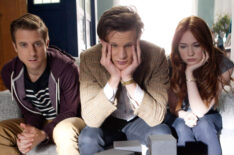 'Doctor Who' Stars Arthur Darvill, Matt Smith and Karen Gillan