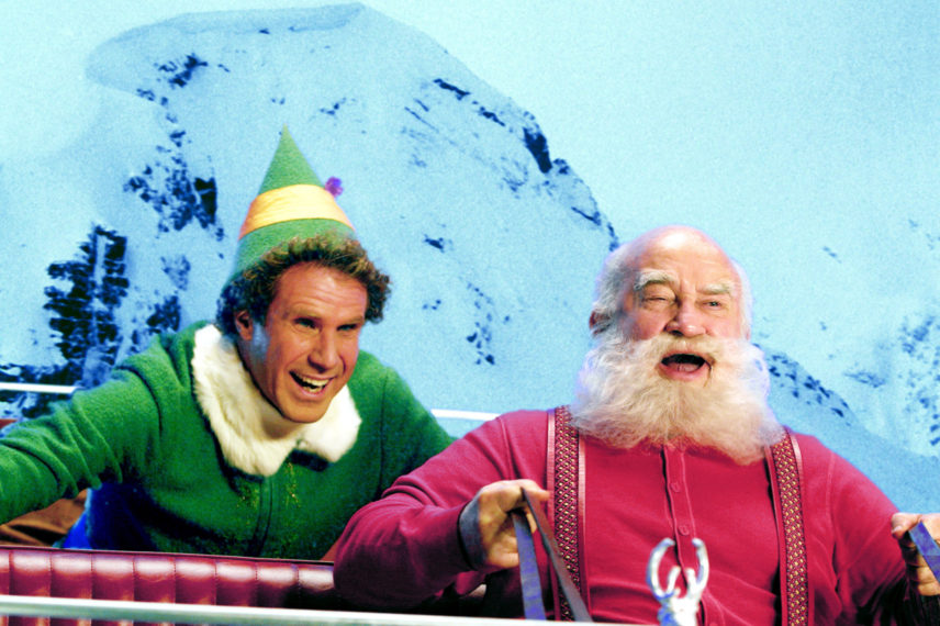 Will Ferrell y Ed Asner en Elf, 2003