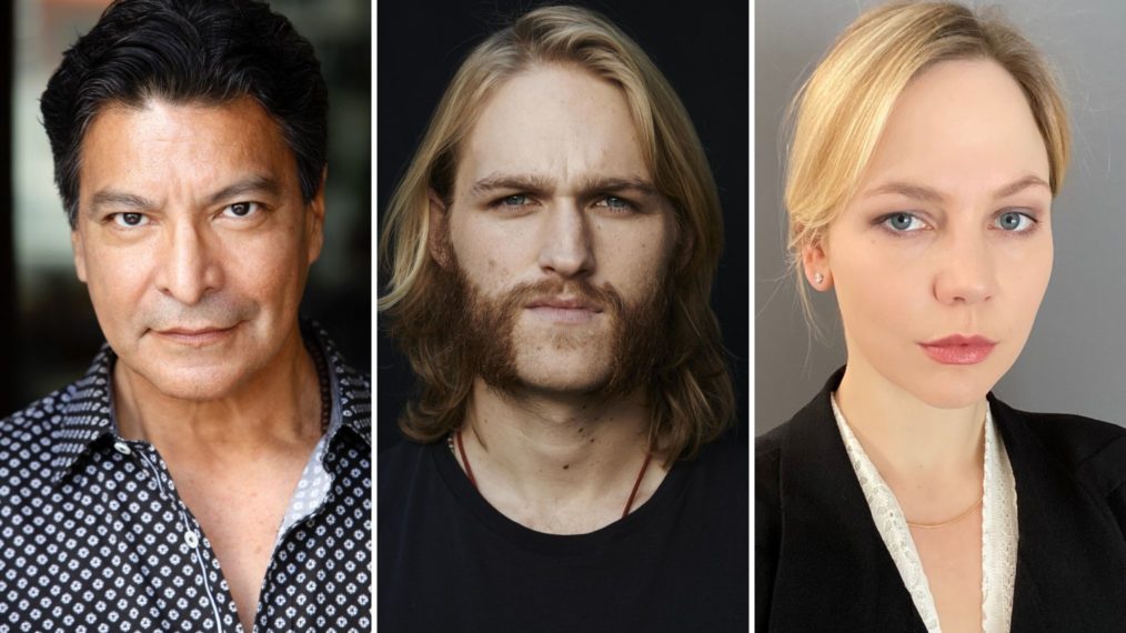 Under the Banner of Heaven cast Gil Birmingham Wyatt Russell Adelaide Clemens