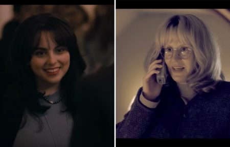 Beanie Feldstein as Monica Lewinsky, Sarah Paulson as Linda Tripp in Impeachment: American Crime Story