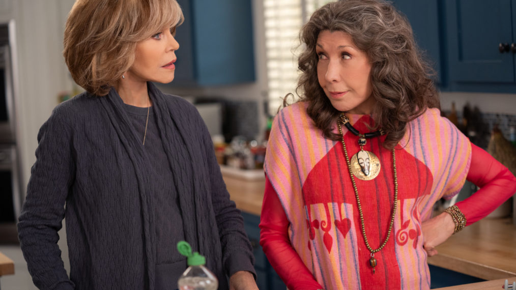 Jane Fonda and Lily Tomlin in Grace and Frankie Season 7
