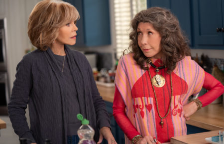 Jane Fonda and Lily Tomlin in Grace and Frankie Season 7