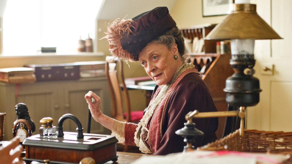 Maggie Smith as the Dowager Countess in Downton Abbey