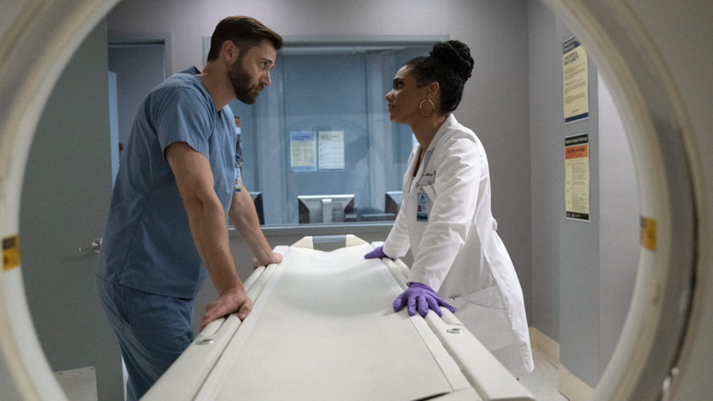 'New Amsterdam' Stars Ryan Eggold and Freema Agyeman in Season 3