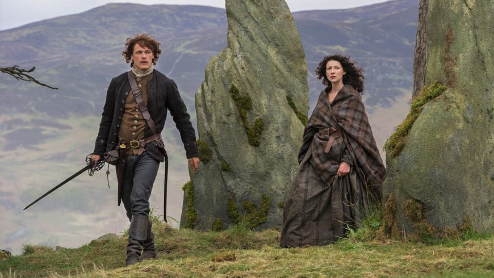 Outlander Season 1, Sam Heughan and Caitriona Balfe