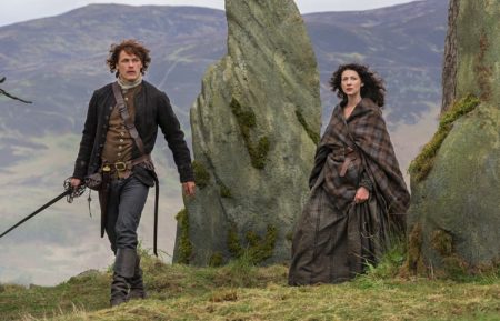 Outlander Season 1, Sam Heughan and Caitriona Balfe