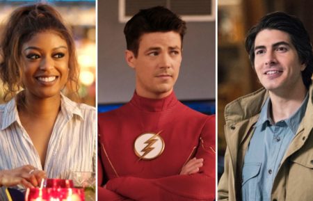 Ryan Wilder in Batwoman, Grant Gustin in The Flash, Brandon Routh in Legends of Tomorrow