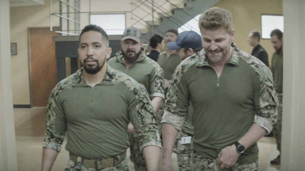 'SEAL Team' Stars Neil Brown Jr. and David Boreanaz