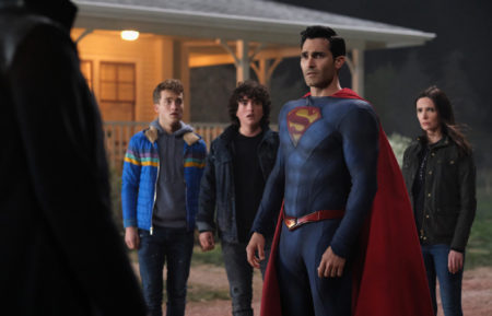 'Superman & Lois' Stars Jordan Elsass, Alexander Garfin, Tyler Hoechlin, and Elizabeth Tulloch