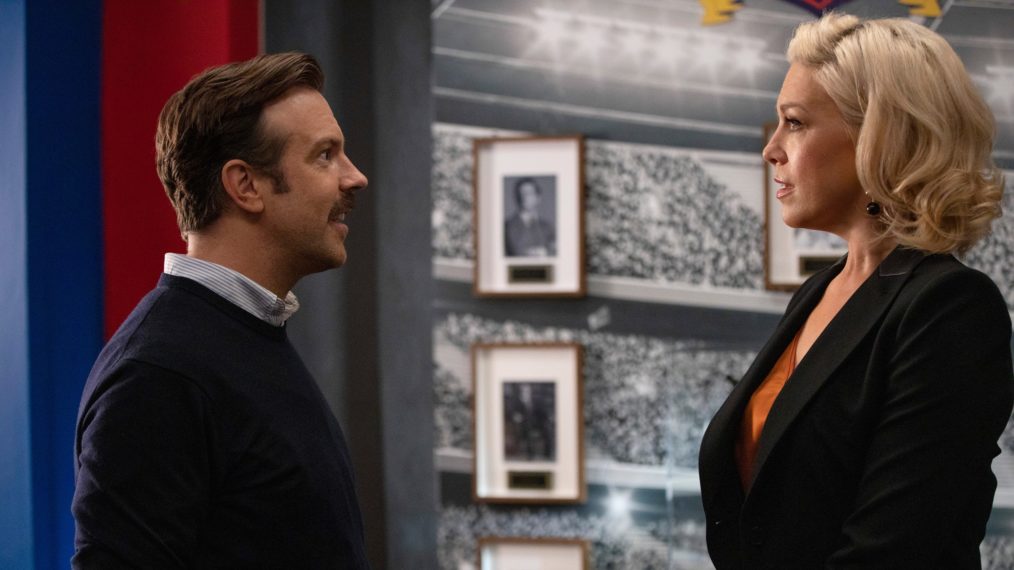 Ted Lasso Season 1 Jason Sudeikis Hannah Waddingham