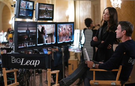 Mallory Jansen and Scott Foley in The Big Leap