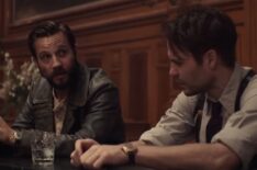 'The Defeated' on Netflix - Taylor Kitsch as Max McLaughlin and Logan Marshall-Green as Moritz McLaughlin