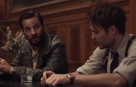 'The Defeated' on Netflix - Taylor Kitsch as Max McLaughlin and Logan Marshall-Green as Moritz McLaughlin