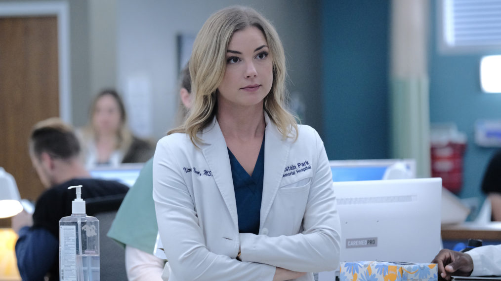 Emily VanCamp as Nic Nevin in The Resident