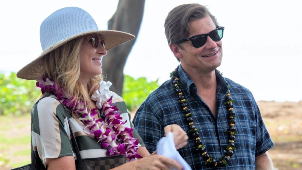 The White Lotus - Connie Britton and Steve Zahn