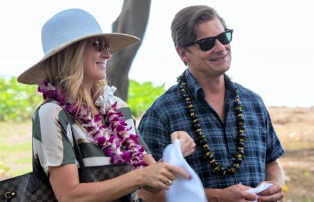 The White Lotus - Connie Britton and Steve Zahn