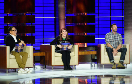 'To Tell the Truth' Panelists Nico Santos, Kate Flannery, and Joel McHale