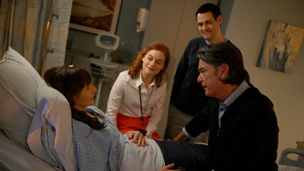 'Zoey's Extraordinary Playlist' stars Mary Steenburgen, Jane Levy, Andrew Leeds, and Peter Gallagher