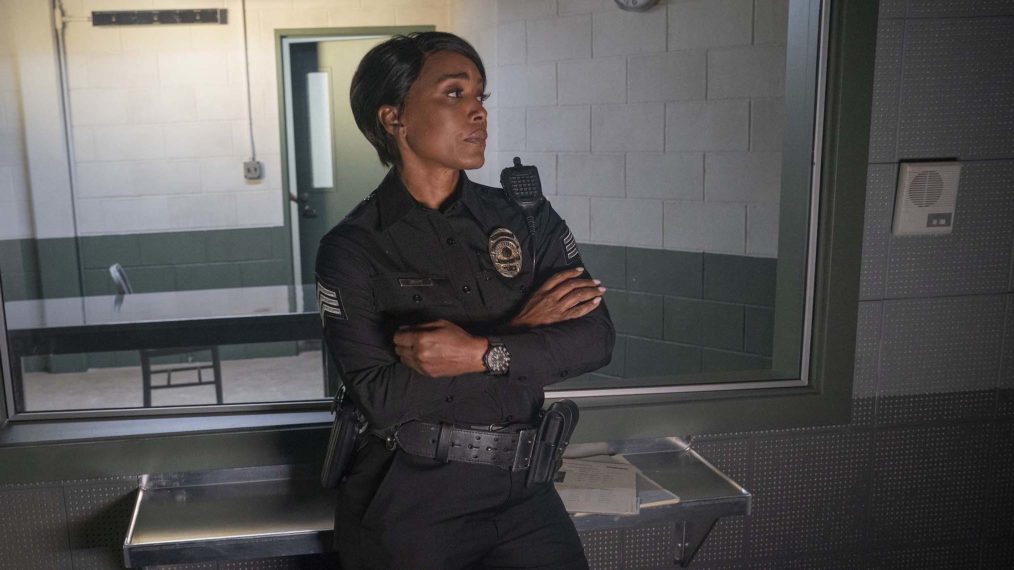 Angela Bassett as Athena in 9-1-1