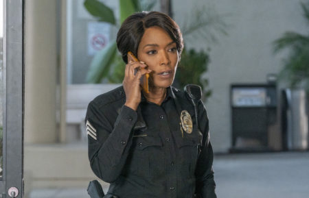 Angela Bassett as Athena in 9-1-1