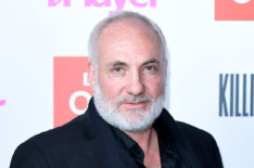 Kim Bodnia attending the Killing Eve season 2 photocall