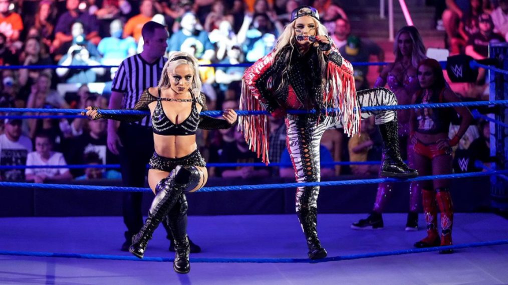 Liv Morgan and Toni Storm