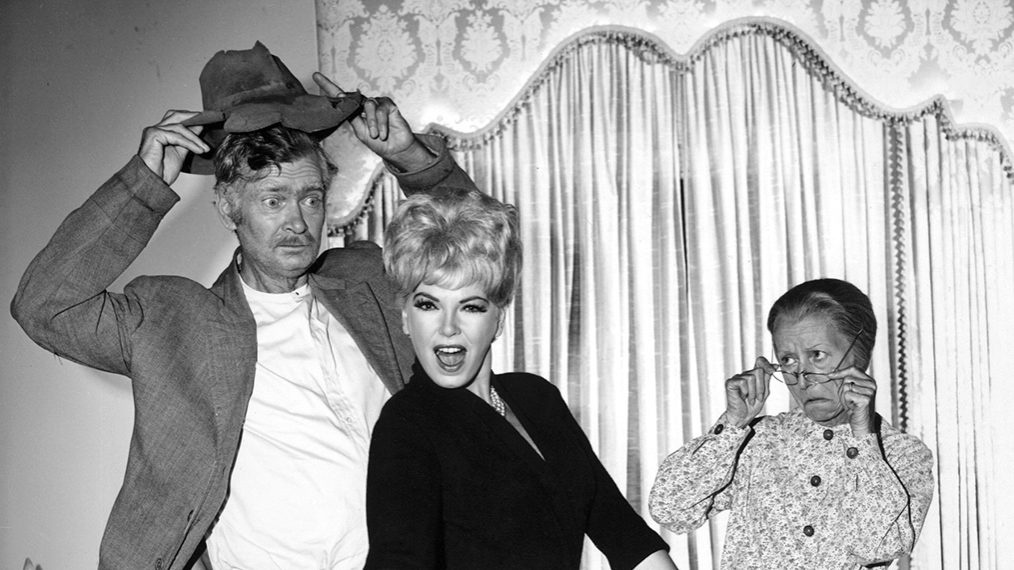 The Beverly Hillbillies - 'Chickadee Returns' - Buddy Ebsen, Barbara Nichols, and Irene Ryan in 1963