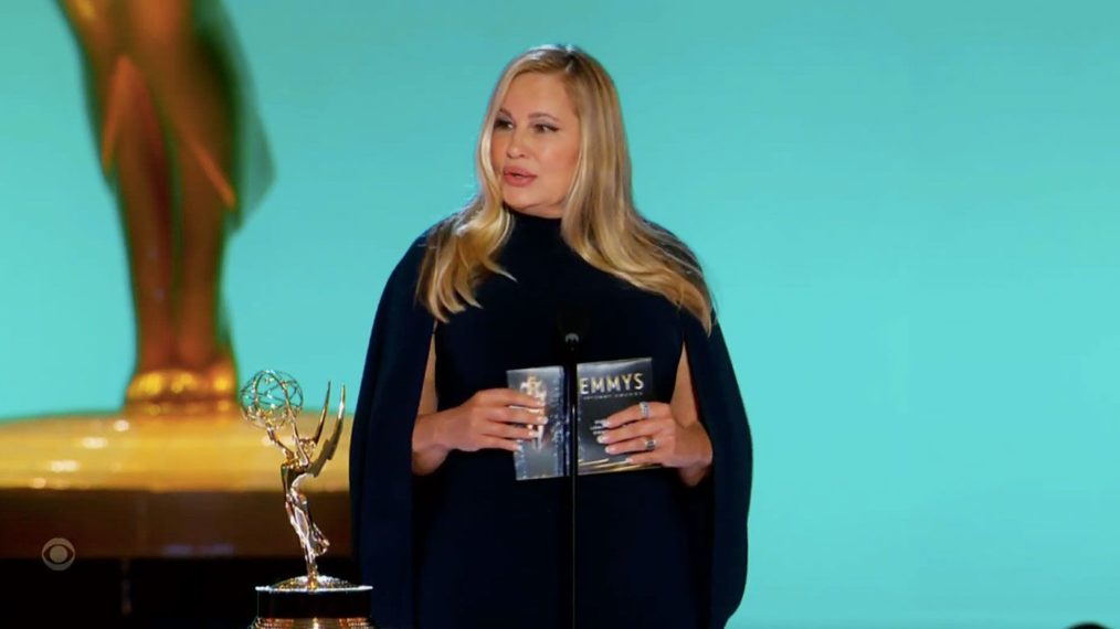 Jennifer Coolidge Presenting Best Actor at Emmy Awards