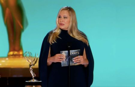 Jennifer Coolidge Presenting Best Actor at Emmy Awards